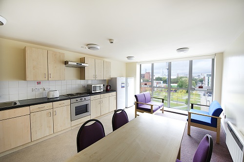 Picture of a flat in University halls of residence